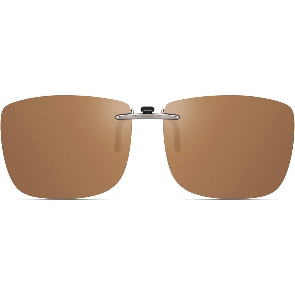 Polarized Clip On Sunglasses for Prescription Glasses Men Women Compact Fit UV